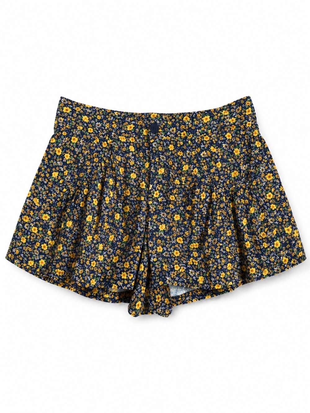Free People Big Time Printed Trouser Shorts Sunflower Combo 10 NWT - Picture 2 of 7